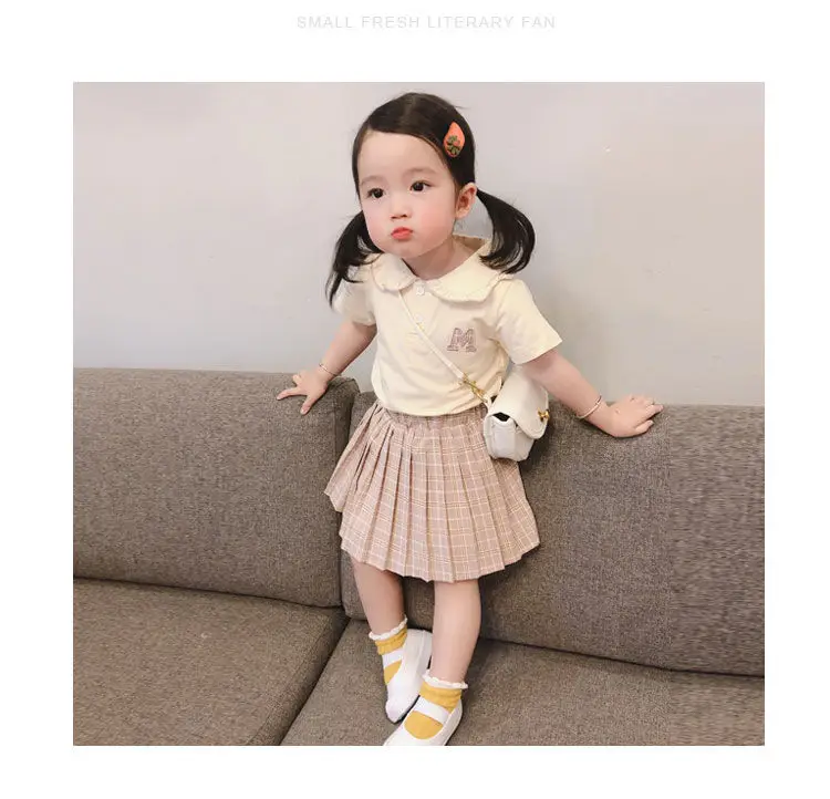 Girls Skirt Suit Baby Summer Clothing Sets 2021New Baby Children's T-shirt + skirt 2 sets of Kids Short-sleeved Clothes Outfits
Girls Skirt Suit Baby Summer Clothing Sets 2021New Baby Children's T-shirt + skirt 2 sets of Kids Short-sleeved Clothes Outfits