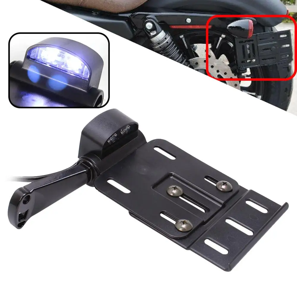 Fits For Harley Telescopic Folding LED Light Side Mount License Plate Frame for 04-16 Sportster XL1200 883L 883N Dyna
Fits For Harley Telescopic Folding LED Light Side Mount License Plate Frame for 04-16 Sportster XL1200 883L 883N Dyna