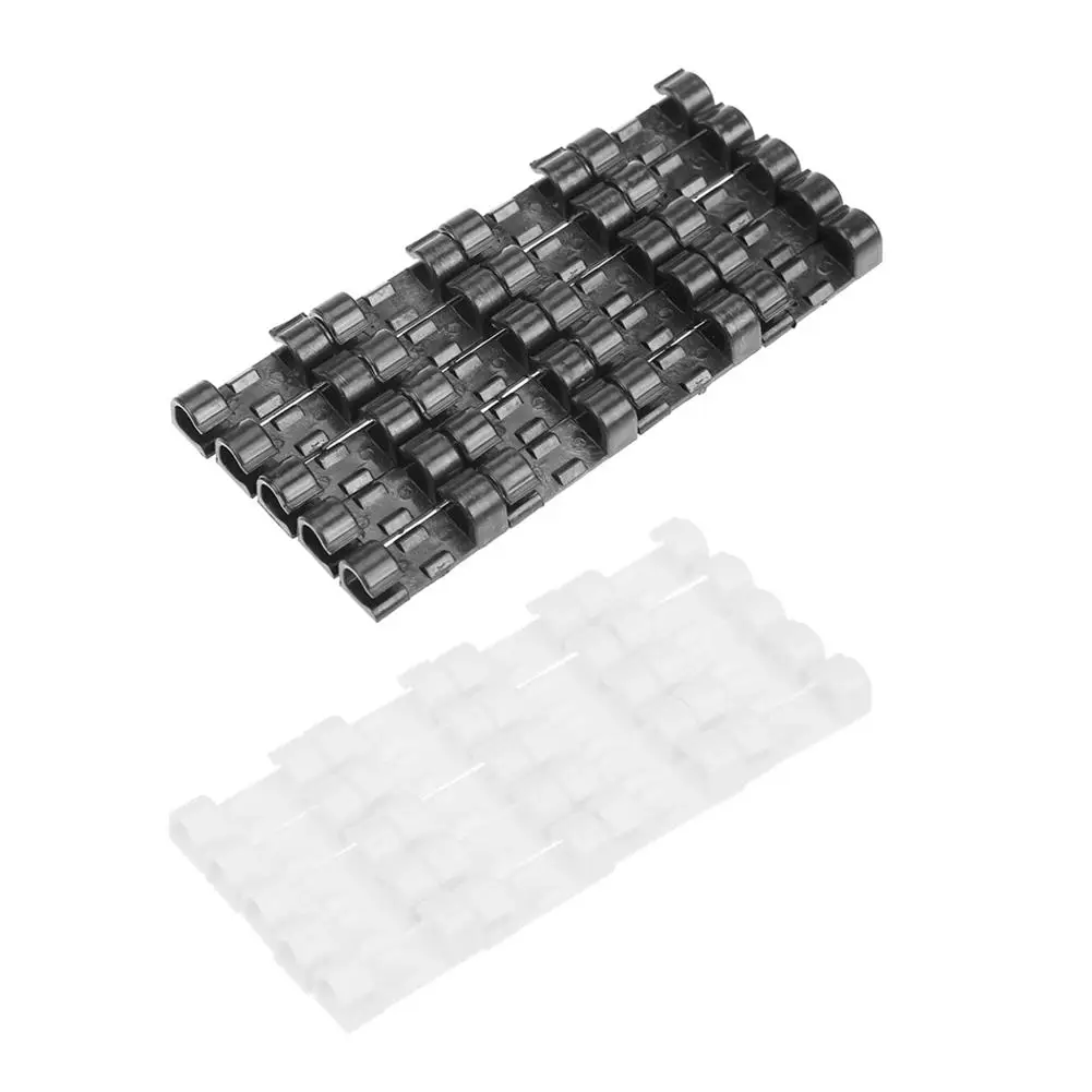 20pcs 7mm Durable ABS Resin Cable Holder Protector Self-adhesive Management Device Finishing Desktop Wire Organizer
20pcs 7mm Durable ABS Resin Cable Holder Protector Self-adhesive Management Device Finishing Desktop Wire Organizer