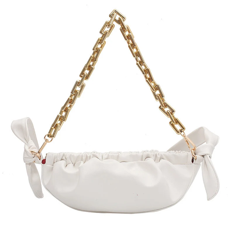 Folds Design Small Armpit Bag Women Fashion PU Leather Crossbody Bags 2021 Thick Chain Luxury Female Shoulder Handbags and Purse
Folds Design Small Armpit Bag Women Fashion PU Leather Crossbody Bags 2021 Thick Chain Luxury Female Shoulder Handbags and Purse