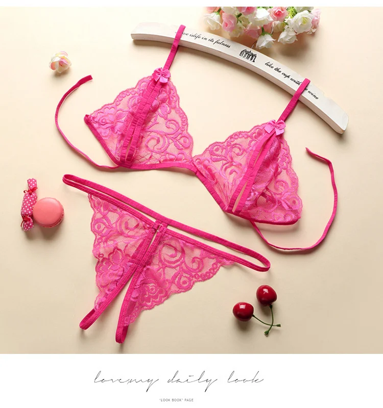 Women's Underwear Ladies Sexy Lingerie Lace Hollow Out Underwear Sleepwear G-string Lingerie Erotic Sets Erotic lingerie
Women's Underwear Ladies Sexy Lingerie Lace Hollow Out Underwear Sleepwear G-string Lingerie Erotic Sets Erotic lingerie