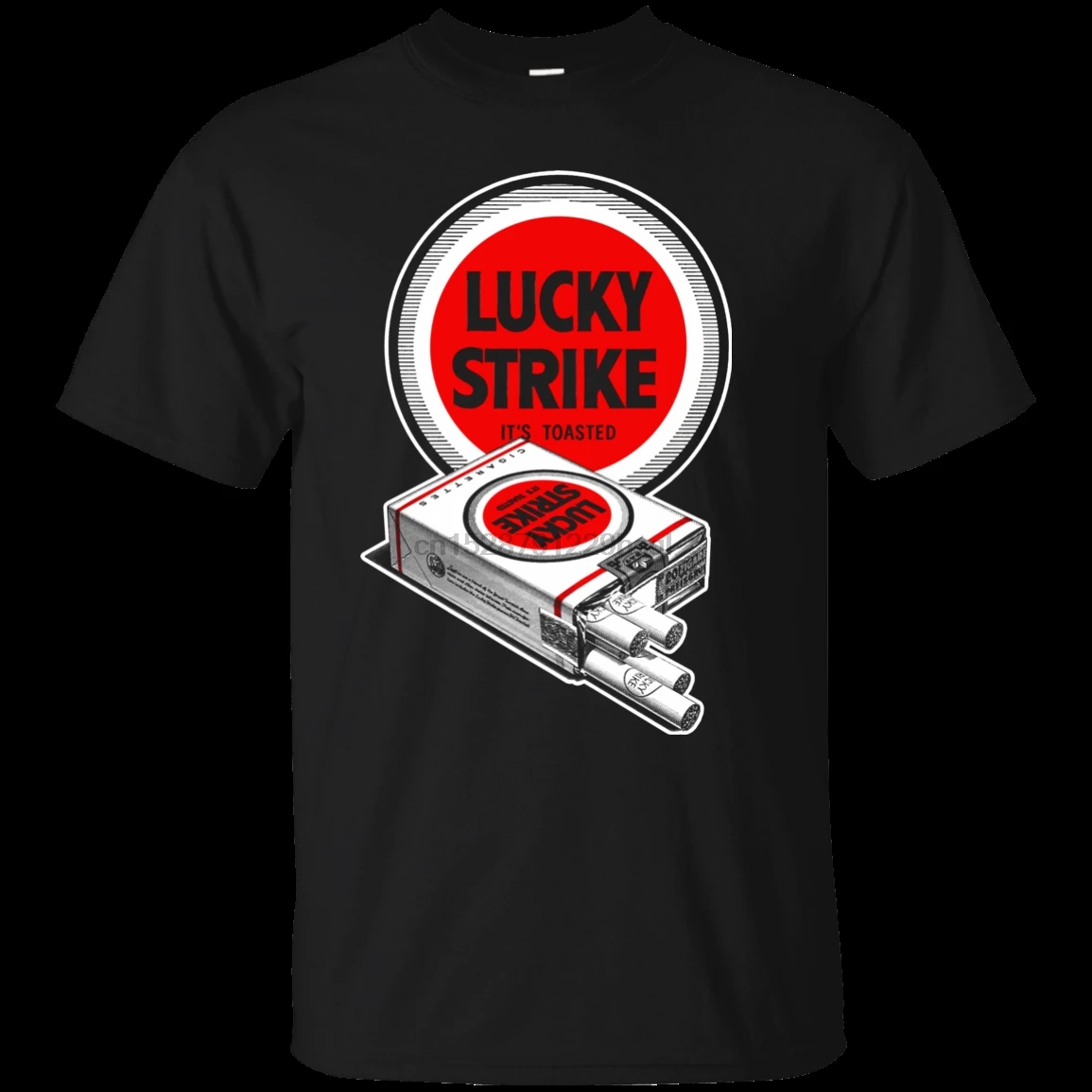 Lucky Strike Ретро табачная сигарета футболка Harajuku топы Модные Классические Уникальные футболки подарок
