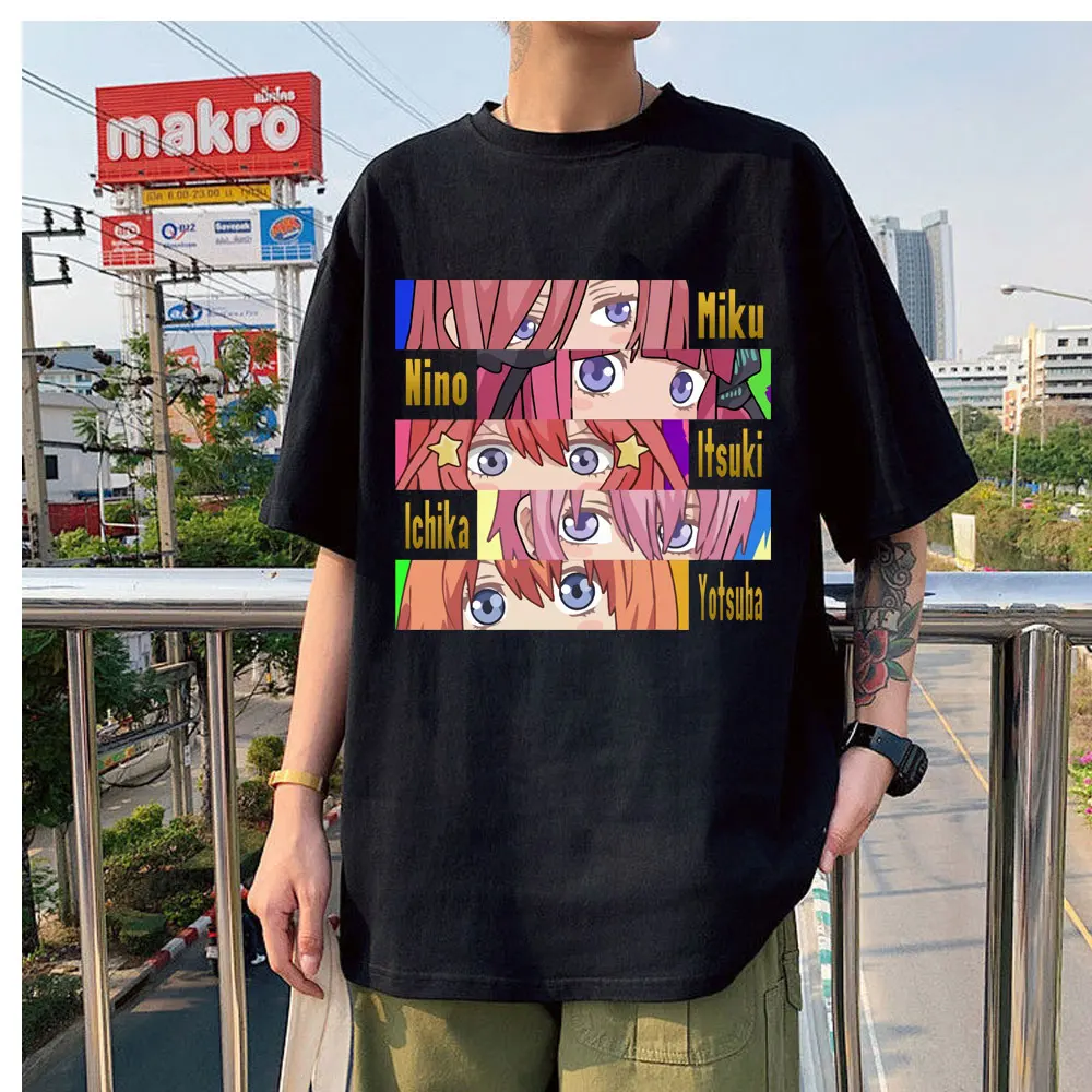 Summer Oversized Tshirt The Quintessential Quintuplets Miku Nino Ltsuki Lchika Yotsuba Print T-shirt Men/Women T Shirt Harajuku
Summer Oversized Tshirt The Quintessential Quintuplets Miku Nino Ltsuki Lchika Yotsuba Print T-shirt Men/Women T Shirt Harajuku