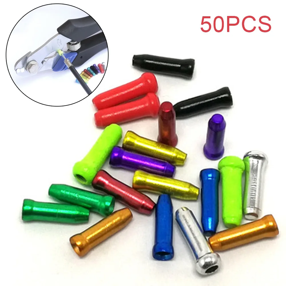 50pc MTB Bike Brake Shifter Derailleur Inner Cable Tip Wire End Cap Crimps For Mountain Road Bicycle Aluminum Cover Cycling Part
50pc MTB Bike Brake Shifter Derailleur Inner Cable Tip Wire End Cap Crimps For Mountain Road Bicycle Aluminum Cover Cycling Part