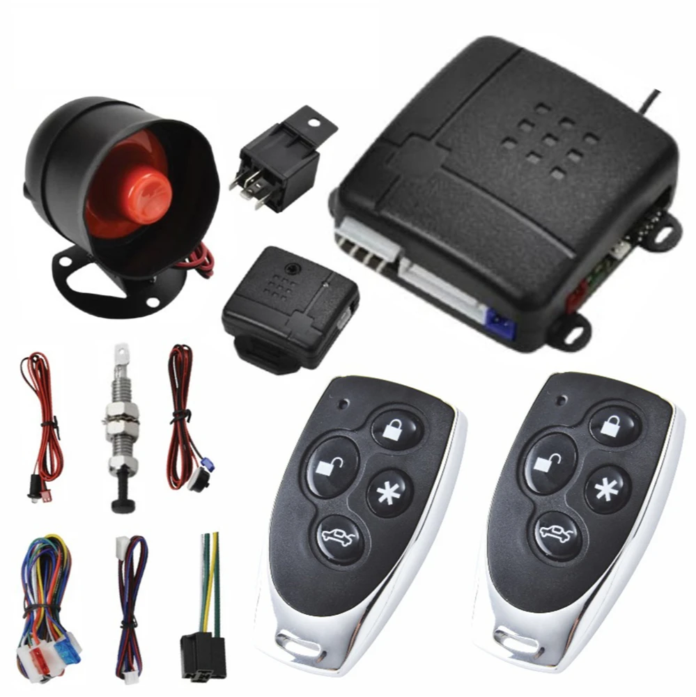 Remote Control Car Alarm Vehicle System 1-Way Remote Central Door Lock Keyless System With 2 Burglar Protection Security System
Remote Control Car Alarm Vehicle System 1-Way Remote Central Door Lock Keyless System With 2 Burglar Protection Security System
