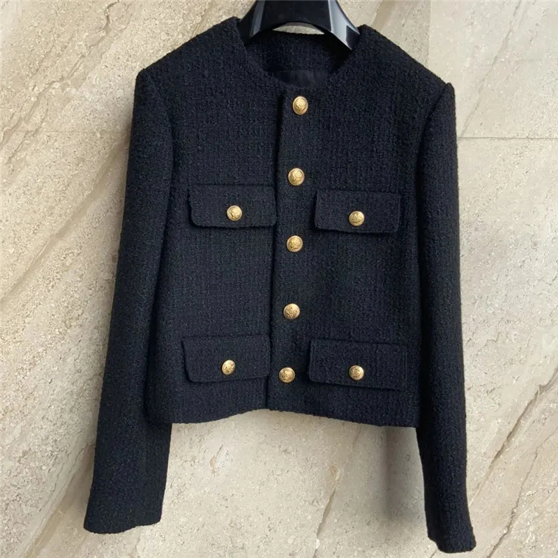 Retro Elegant Tweed Short Jacket Jacket Korean Fashion Top 2022 Spring Star with The Same Paragraph Wool Street Style Jacket
Retro Elegant Tweed Short Jacket Jacket Korean Fashion Top 2022 Spring Star with The Same Paragraph Wool Street Style Jacket