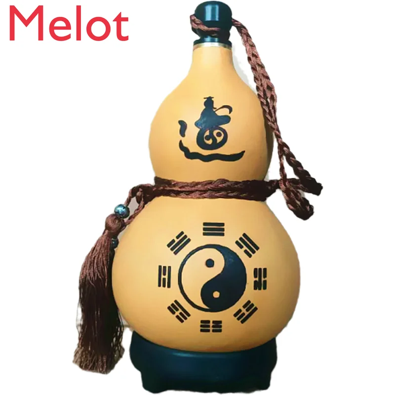 Natural Wine Gourd Decoration Natural Wine Gourd Wine Pot Kettle Portable Anti-Seepage
Natural Wine Gourd Decoration Natural Wine Gourd Wine Pot Kettle Portable Anti-Seepage