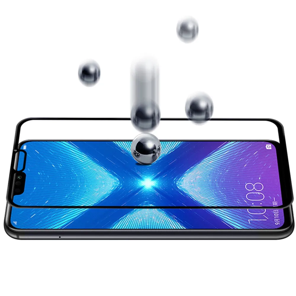 Закаленное стекло для huawei honor 8x 8a 8c полное покрытие Защитная пленка 10 8 x lite