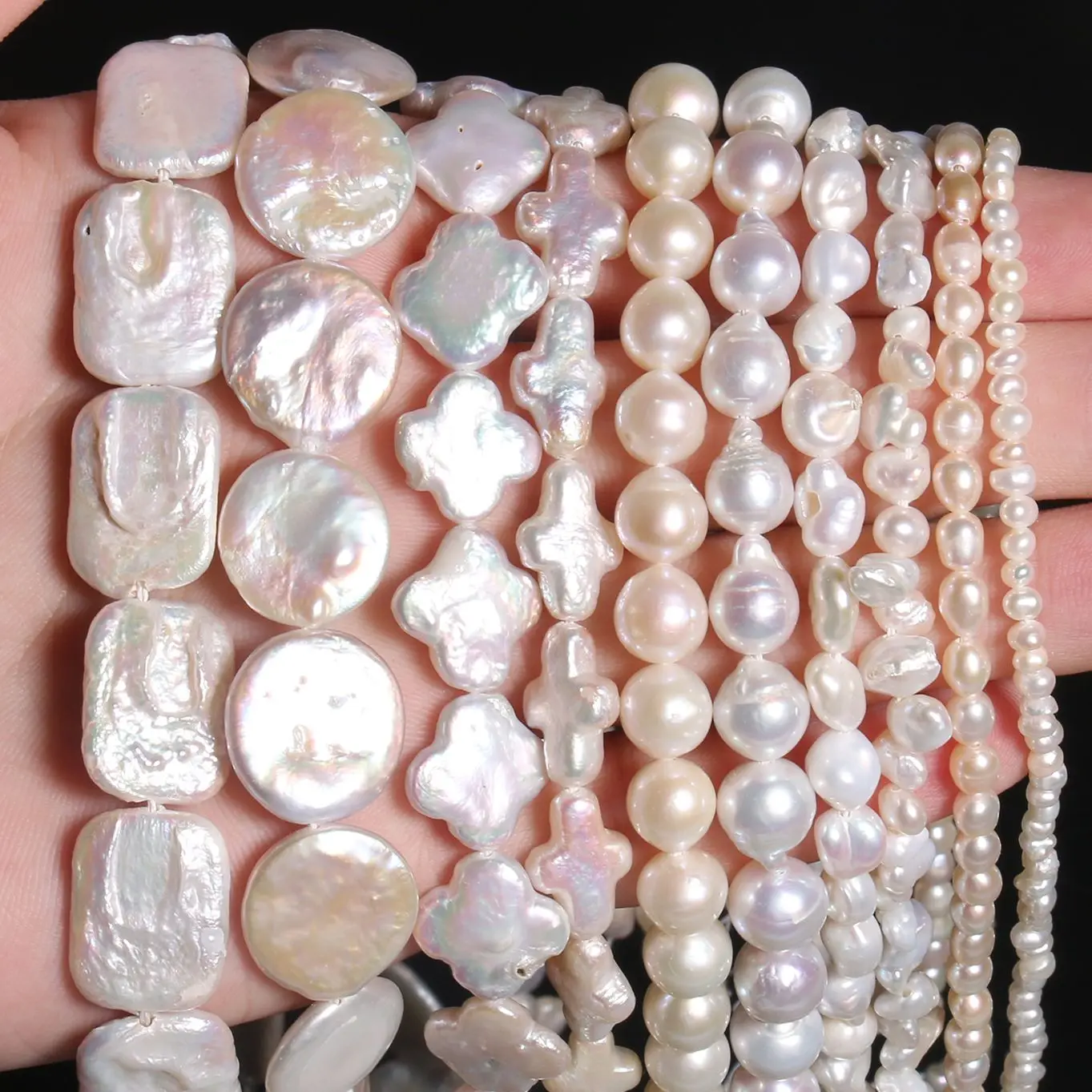 Natural Pearl Beads High Quality Irregular Round Cross Leaf Shape Loose Beads For Jewelry Making Necklace Bracelet Accessories
Natural Pearl Beads High Quality Irregular Round Cross Leaf Shape Loose Beads For Jewelry Making Necklace Bracelet Accessories