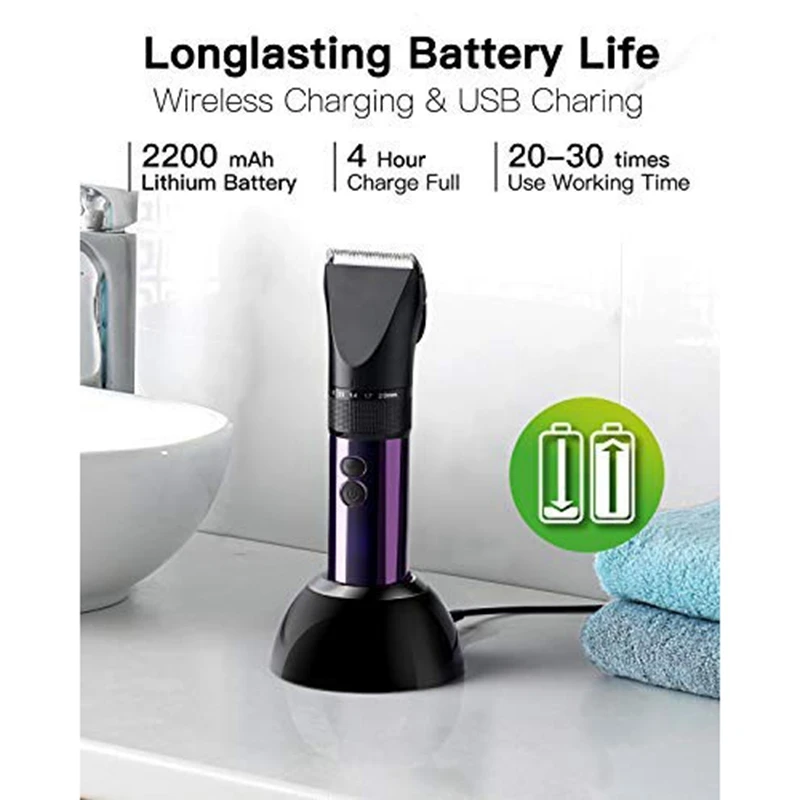 Electric Hair Clipper LED Display Charging Method Hair Trimmer Adjustable Hair Clipper for Men Beard Trimmer EU Plug
Electric Hair Clipper LED Display Charging Method Hair Trimmer Adjustable Hair Clipper for Men Beard Trimmer EU Plug
