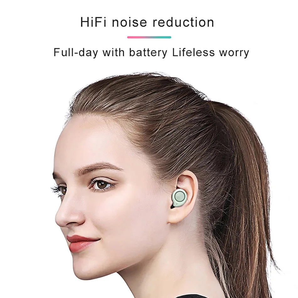LIGE Bluetooth Headphone Earbuds Stereo Earphones Touch Control Noise-Reduction Bass-Surround Mini Bluetooth Wireless Earphone
LIGE Bluetooth Headphone Earbuds Stereo Earphones Touch Control Noise-Reduction Bass-Surround Mini Bluetooth Wireless Earphone