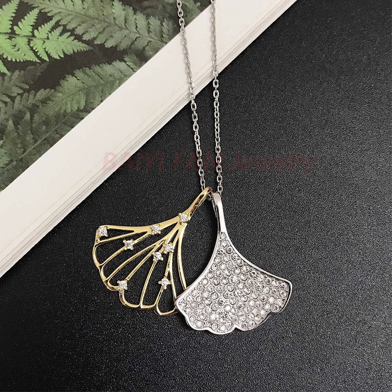 Fashion Trend SWA New STUNNING GINKO Pendant Necklace Gold Ginkgo Leaf Romantic Fashion Female Romantic Jewelry Gift
Fashion Trend SWA New STUNNING GINKO Pendant Necklace Gold Ginkgo Leaf Romantic Fashion Female Romantic Jewelry Gift