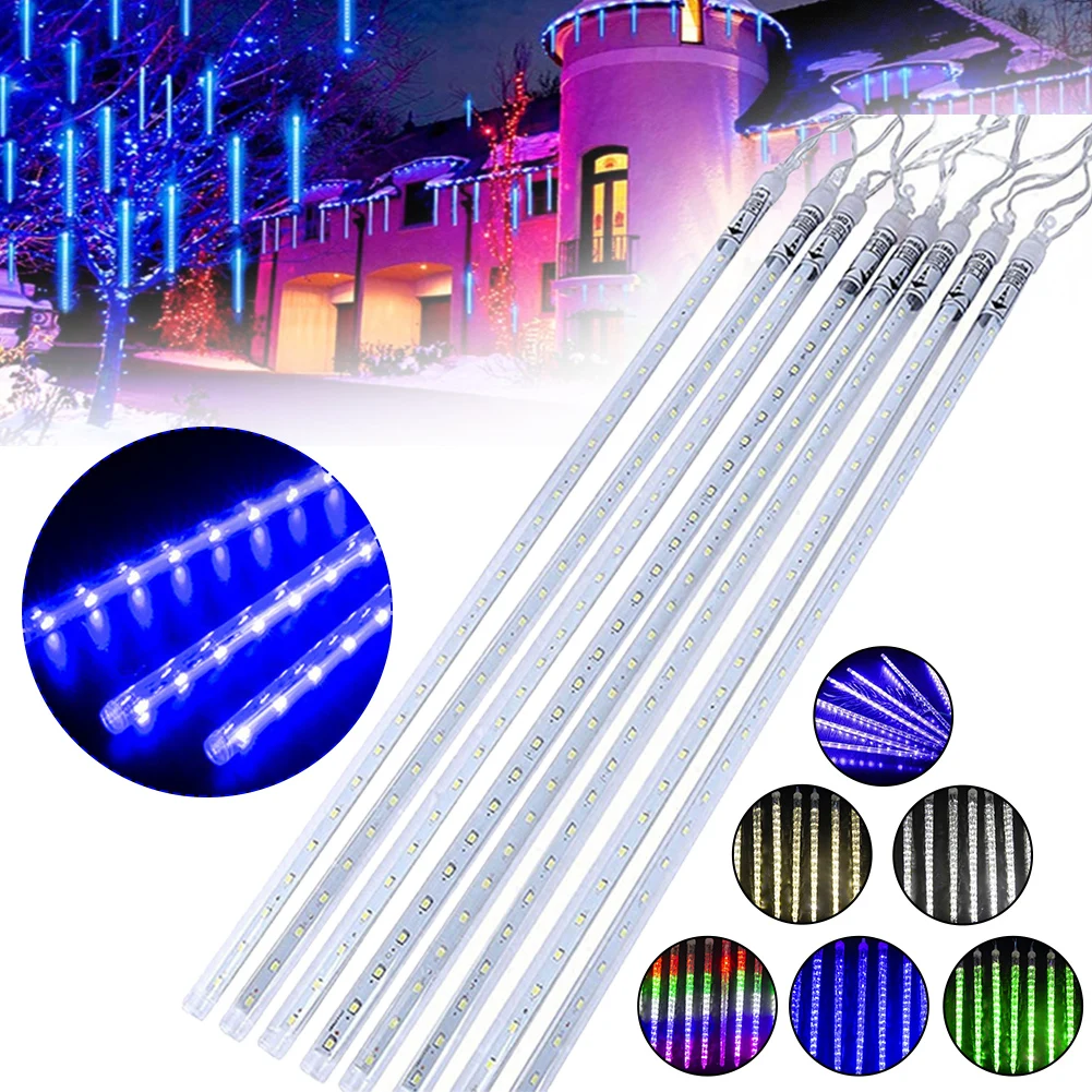 8pcs Meteor Shower Rain Lights Waterproof Durable Led Falling Rain Fairy String Lights Christmas Wedding Party Garden Yard Decor
8pcs Meteor Shower Rain Lights Waterproof Durable Led Falling Rain Fairy String Lights Christmas Wedding Party Garden Yard Decor