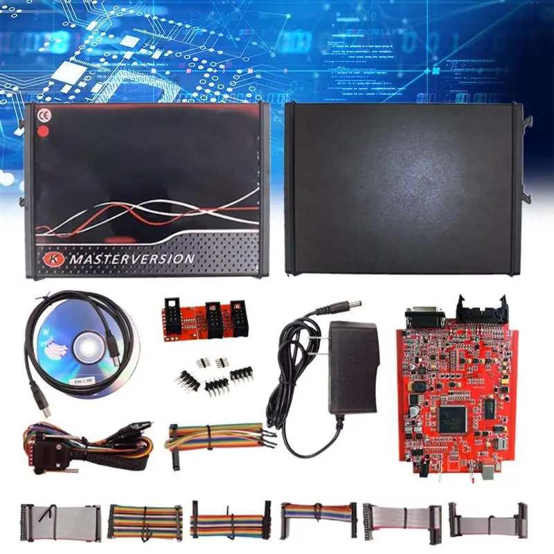 ECU Car Diagnostic Tool KTAG V7.020 Programming Tool Kit Red PCB board ECU KTAG 4 LED lights Programming tool EU/US plug
ECU Car Diagnostic Tool KTAG V7.020 Programming Tool Kit Red PCB board ECU KTAG 4 LED lights Programming tool EU/US plug