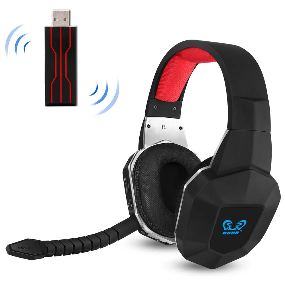 

Professional 7.1 Surround Sound 2.4GHz USB Wireless Stereo Gaming Headset Headphone for PS3/PS4/PC/SWITCH NO delay time for game
