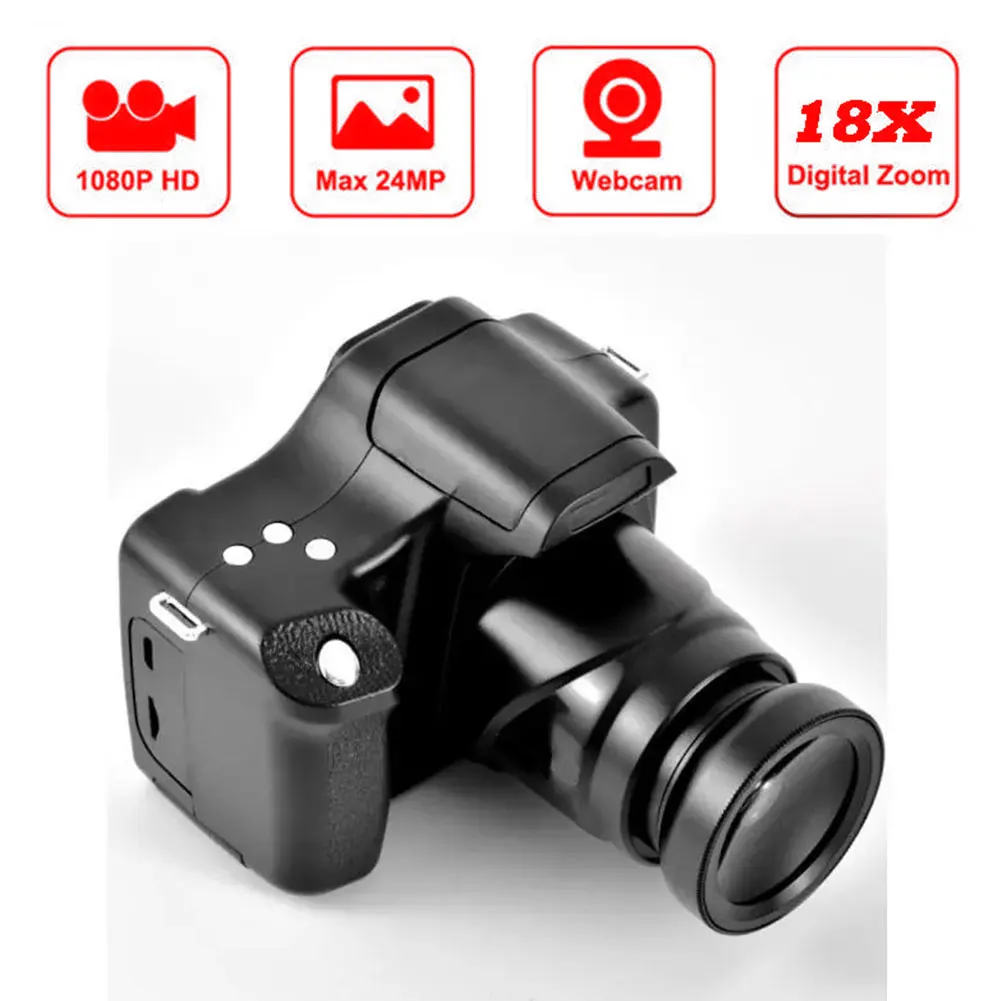 

Cameras HD 1080P Digital Video Camcorder Professional 18X Digital Zoom Recording Anti-Shake Camcorder With Wide-Angle Lens