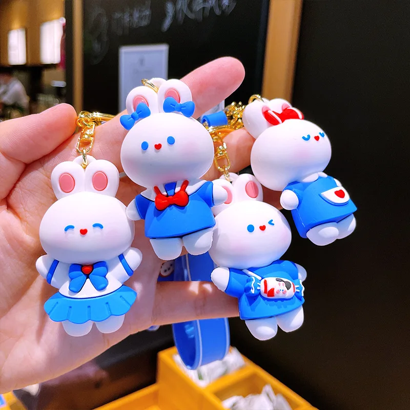 2021 New Year of Rabbit Creative Keychain Men and Women Car Pendant School Bag PVC Soft Rubber Ornaments Free Shipping
2021 New Year of Rabbit Creative Keychain Men and Women Car Pendant School Bag PVC Soft Rubber Ornaments Free Shipping