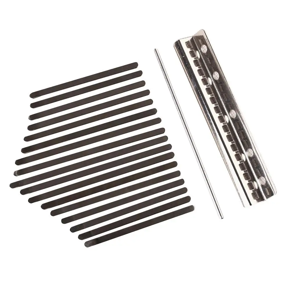 Exquisite Silver Manganese Steel Nickel Plating Plucked Stringed Instrument Fingertip Piano Kalimba Shrapnel
Exquisite Silver Manganese Steel Nickel Plating Plucked Stringed Instrument Fingertip Piano Kalimba Shrapnel