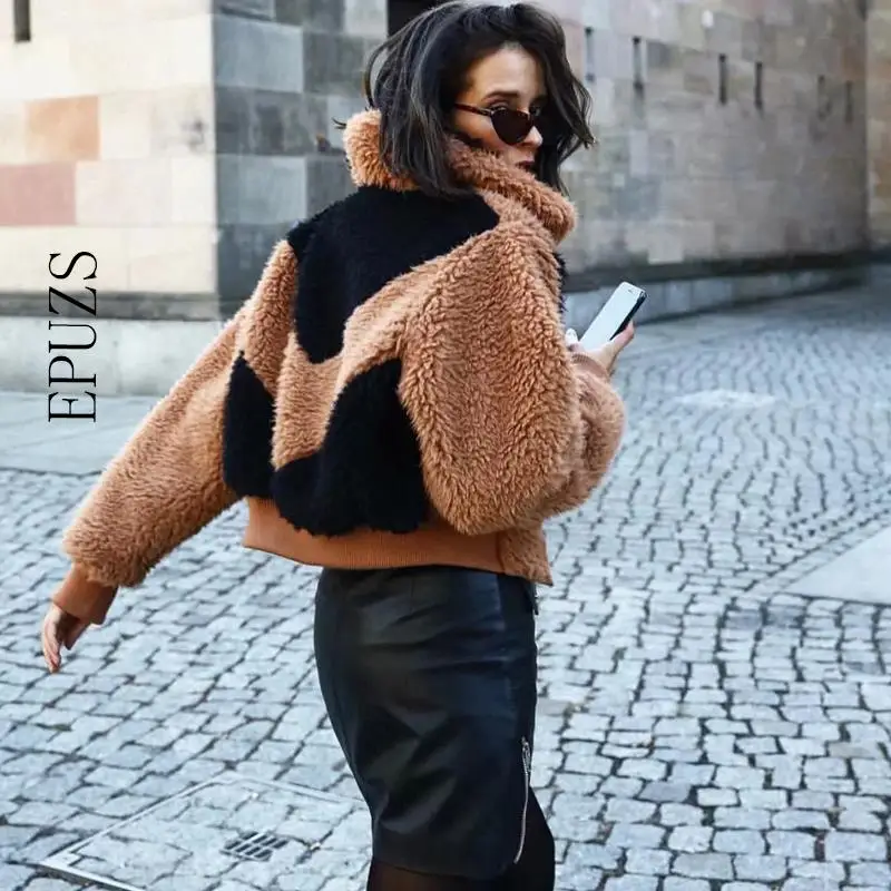 Autumn winter jacket women long sleeve lambs wool jacket basic winter coat women clothes Korean fashion coat streetwear
Autumn winter jacket women long sleeve lambs wool jacket basic winter coat women clothes Korean fashion coat streetwear