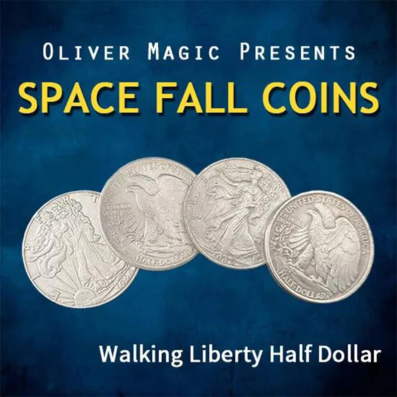 Space Fall Coins (Walking Liberty Half Dollar) Magic Tricks Coin Magia Magician Illusions Gimmick Easy To Do Mentalism
Space Fall Coins (Walking Liberty Half Dollar) Magic Tricks Coin Magia Magician Illusions Gimmick Easy To Do Mentalism