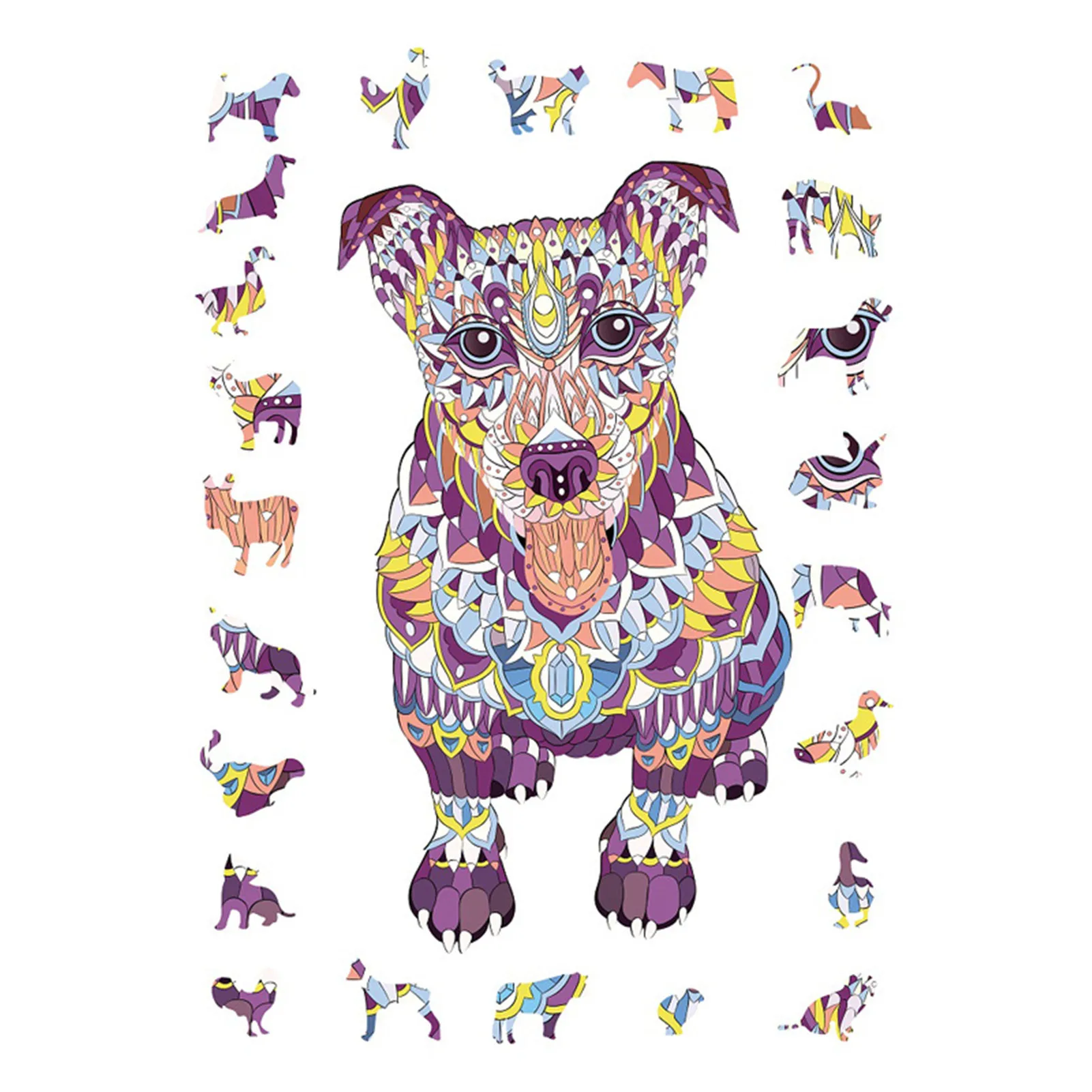 3D Unique Wooden Puzzles Jigsaw For Adults Wooden Dog Shaped Jigsaw Puzzles Educational Puzzle Toys
3D Unique Wooden Puzzles Jigsaw For Adults Wooden Dog Shaped Jigsaw Puzzles Educational Puzzle Toys