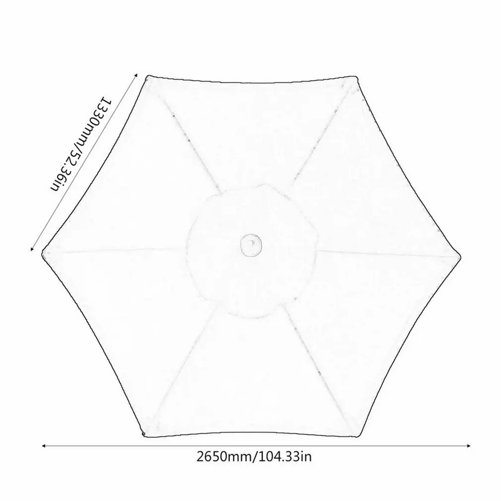 Water Resistant Outdoor Garden Patio Block The Sun 8 Bones Waterproof Anti-UV Cover Accessories 2.7 Meters
Water Resistant Outdoor Garden Patio Block The Sun 8 Bones Waterproof Anti-UV Cover Accessories 2.7 Meters