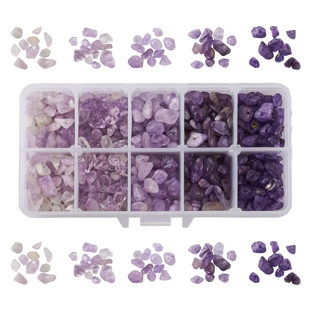 1Box Irregular Healing Natural Amethyst Tumbled Chip Gemstone Loose Beads Hole Drilled for DIY Bracelets Necklace Jewelry Making
1Box Irregular Healing Natural Amethyst Tumbled Chip Gemstone Loose Beads Hole Drilled for DIY Bracelets Necklace Jewelry Making