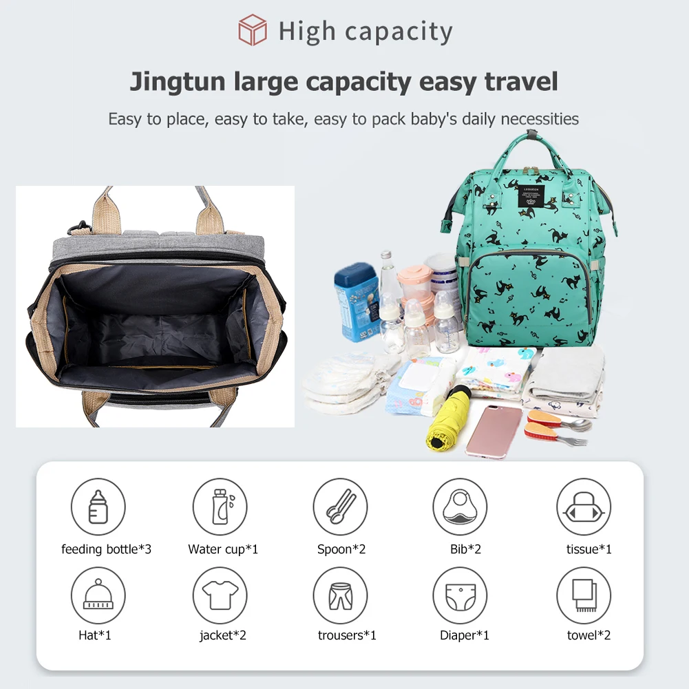 Mummy Maternity Diaper Bags Waterproof Large Capacity Baby Backpack For Moms Stroller Organizer Women's Shopper Fashion Bag 2021
Mummy Maternity Diaper Bags Waterproof Large Capacity Baby Backpack For Moms Stroller Organizer Women's Shopper Fashion Bag 2021