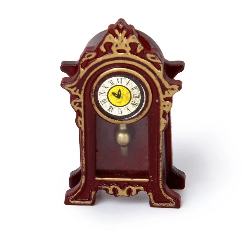 NEW-1/12 Dollhouse Miniature Halls Classic Table Clock
NEW-1/12 Dollhouse Miniature Halls Classic Table Clock