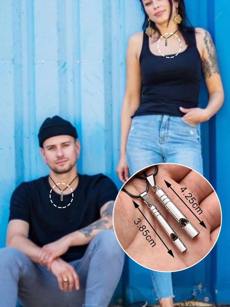 Referee Sport Whistle Emergency Metal Whistle Portable Pendant Necklace Whistle for Outdoor Survival Emergency
Referee Sport Whistle Emergency Metal Whistle Portable Pendant Necklace Whistle for Outdoor Survival Emergency