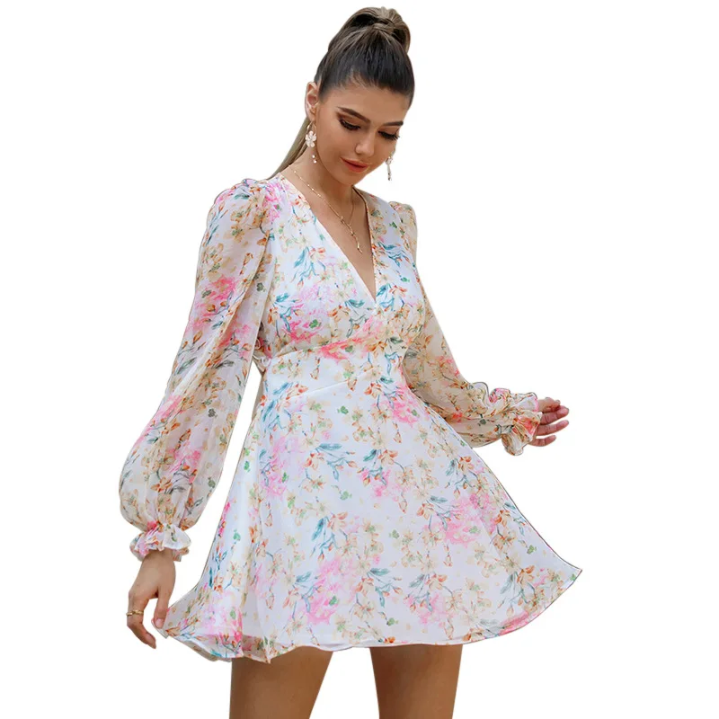 Women Floral Print Dress 2021 Spring Summer Robe Fashion V Neck Casual Beach Sexy Party Long Sleeve Dresses for Women Clothing
Women Floral Print Dress 2021 Spring Summer Robe Fashion V Neck Casual Beach Sexy Party Long Sleeve Dresses for Women Clothing
