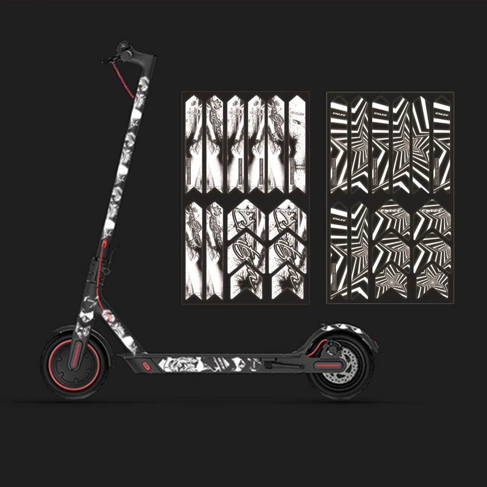 1Set Reflective Styling Stickers For Xiaomi Scooter Reflective Sticker Glow Out Sticker Scooter Waterproof
1Set Reflective Styling Stickers For Xiaomi Scooter Reflective Sticker Glow Out Sticker Scooter Waterproof
