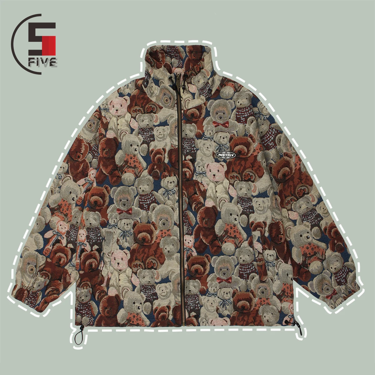 Vintage Bear Print Parka Coat Men Harajuku Streetwear Hip Hop Jacquard bear Casual Jackets Winter Thicking Warm Casual Outerwear
Vintage Bear Print Parka Coat Men Harajuku Streetwear Hip Hop Jacquard bear Casual Jackets Winter Thicking Warm Casual Outerwear