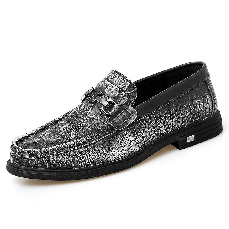 2021 New Trend Designer Shoes for Men Large Size Crocodile Pattern Leather Casual Shoes Men's Fashion Quality Elegant Loafers
2021 New Trend Designer Shoes for Men Large Size Crocodile Pattern Leather Casual Shoes Men's Fashion Quality Elegant Loafers