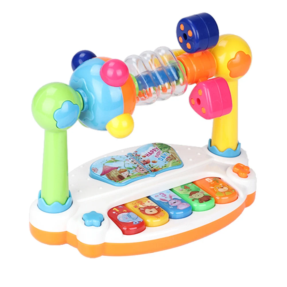 Children Baby Rotating Music Piano with Light Sound for Baby Early Educational Toy Interesting Teaching Gift
Children Baby Rotating Music Piano with Light Sound for Baby Early Educational Toy Interesting Teaching Gift