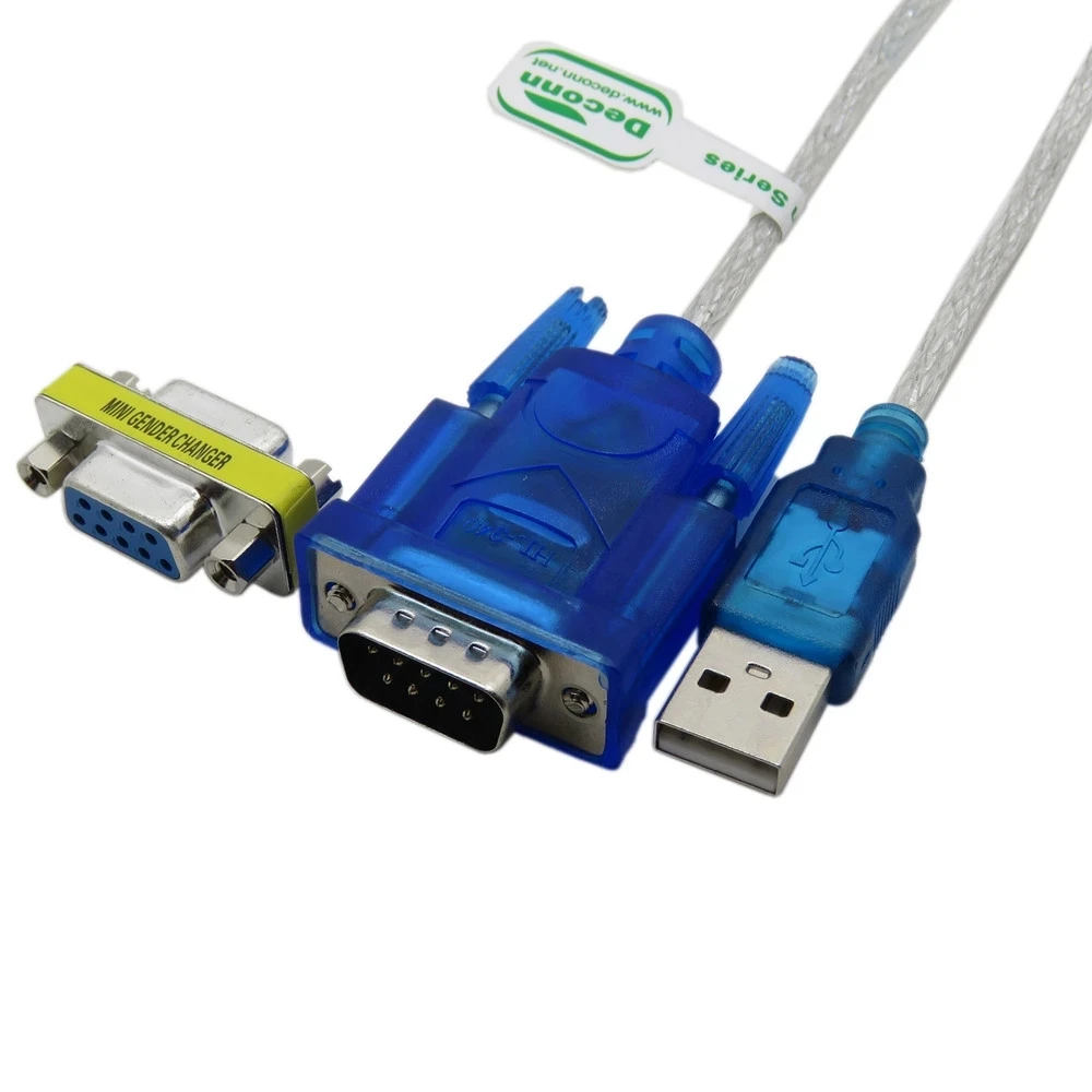 Новый USB к RS232 COM Порты и разъёмы серийный 9 Pin DB9 кабель последовательный адаптер