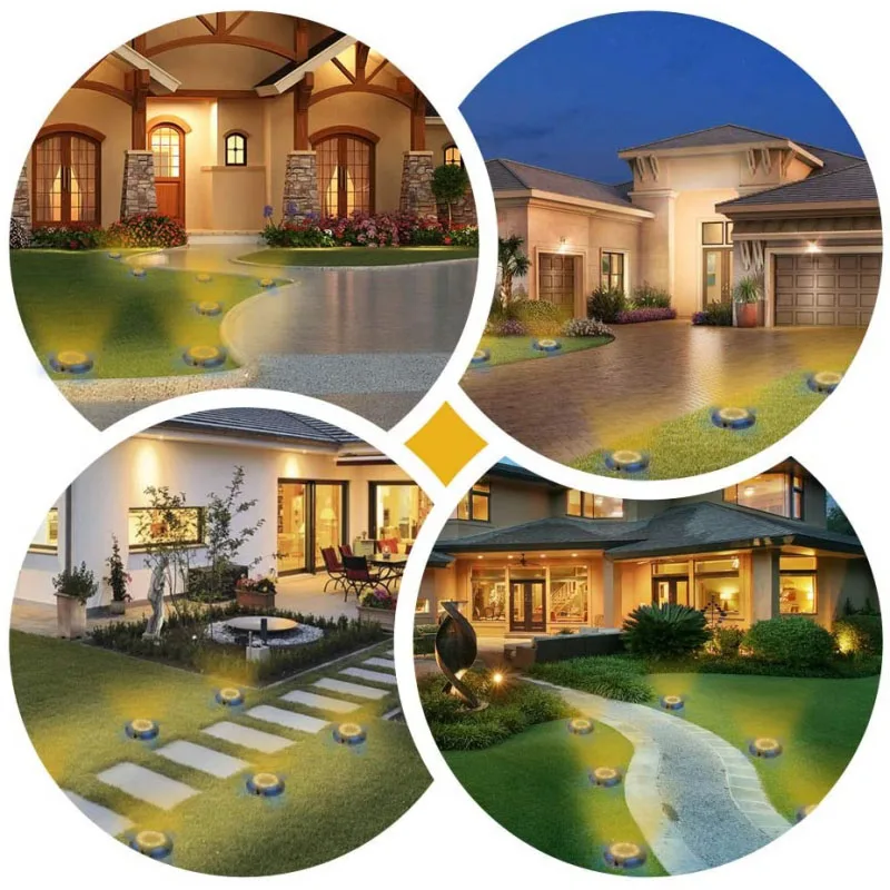 1/2/4/8pcs Solar Ground Light 12LED Disc Lights Solar Powered Waterproof In-Ground Lighting For Garden Lawn Pathway Walkway Yard
1/2/4/8pcs Solar Ground Light 12LED Disc Lights Solar Powered Waterproof In-Ground Lighting For Garden Lawn Pathway Walkway Yard