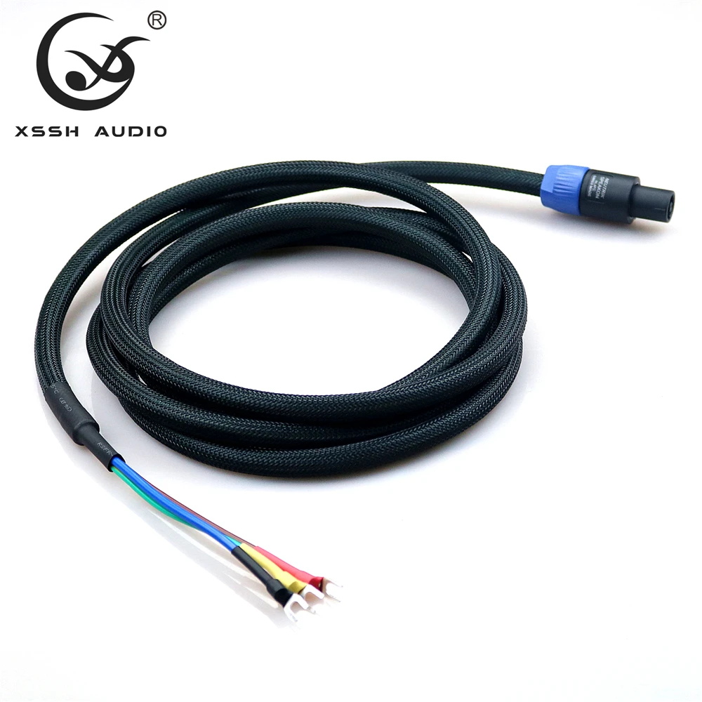 Hi Fi Динамик 4 контактный Speakon XLR Сделано в Китае для Y U Лопата кабели XSSH аудио йиво 3