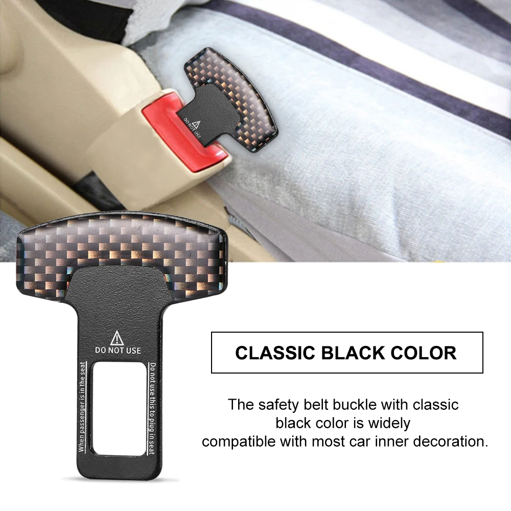 High Quanlity Safety Belt Buckles Real Carbon Fiber Trucks Car Seat Safety Belt Alarm Canceler Stopper
High Quanlity Safety Belt Buckles Real Carbon Fiber Trucks Car Seat Safety Belt Alarm Canceler Stopper