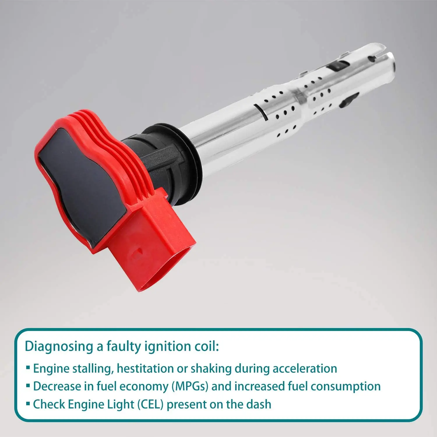 JJNTINVA Car Ignition Coil for VW Golf Passat CC Audi A4 A6 TT Q5 R8 OEM 06E905115E 07K905715F Auto Replacement Parts
JJNTINVA Car Ignition Coil for VW Golf Passat CC Audi A4 A6 TT Q5 R8 OEM 06E905115E 07K905715F Auto Replacement Parts