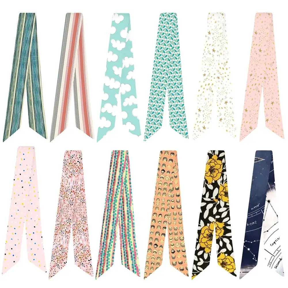 1PC Beautiful Printed Small Scarf Bag Strap Scarf Women Fashion Decoration Headwear Long Scarves Bag Accessories Ribbon
1PC Beautiful Printed Small Scarf Bag Strap Scarf Women Fashion Decoration Headwear Long Scarves Bag Accessories Ribbon