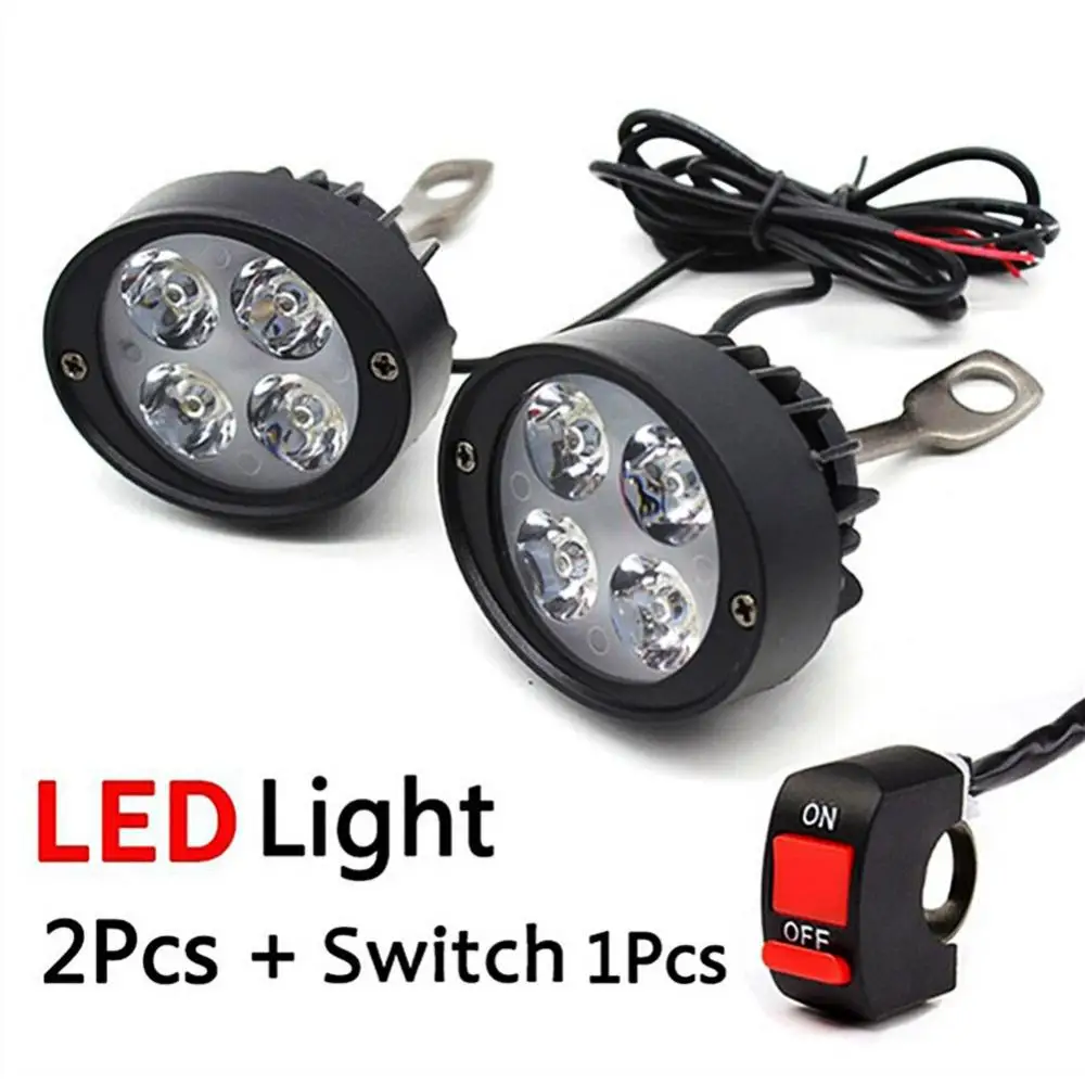 2Pcs LED Motorcycle Headlight Motorbike Mirror Mount Driving Spotlight Fog Lamp
2Pcs LED Motorcycle Headlight Motorbike Mirror Mount Driving Spotlight Fog Lamp