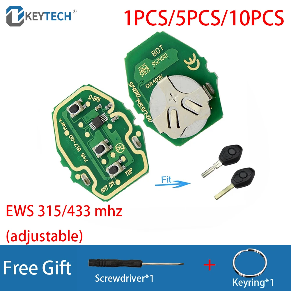OkeyTech Remote Control Car Key Circuit Board For BMW EWS X3 X5 Z3 Z4 1/3/5/7 1 3 5 7 X3 X5 Z3 Series 315/433Mhz EWS System
OkeyTech Remote Control Car Key Circuit Board For BMW EWS X3 X5 Z3 Z4 1/3/5/7 1 3 5 7 X3 X5 Z3 Series 315/433Mhz EWS System
