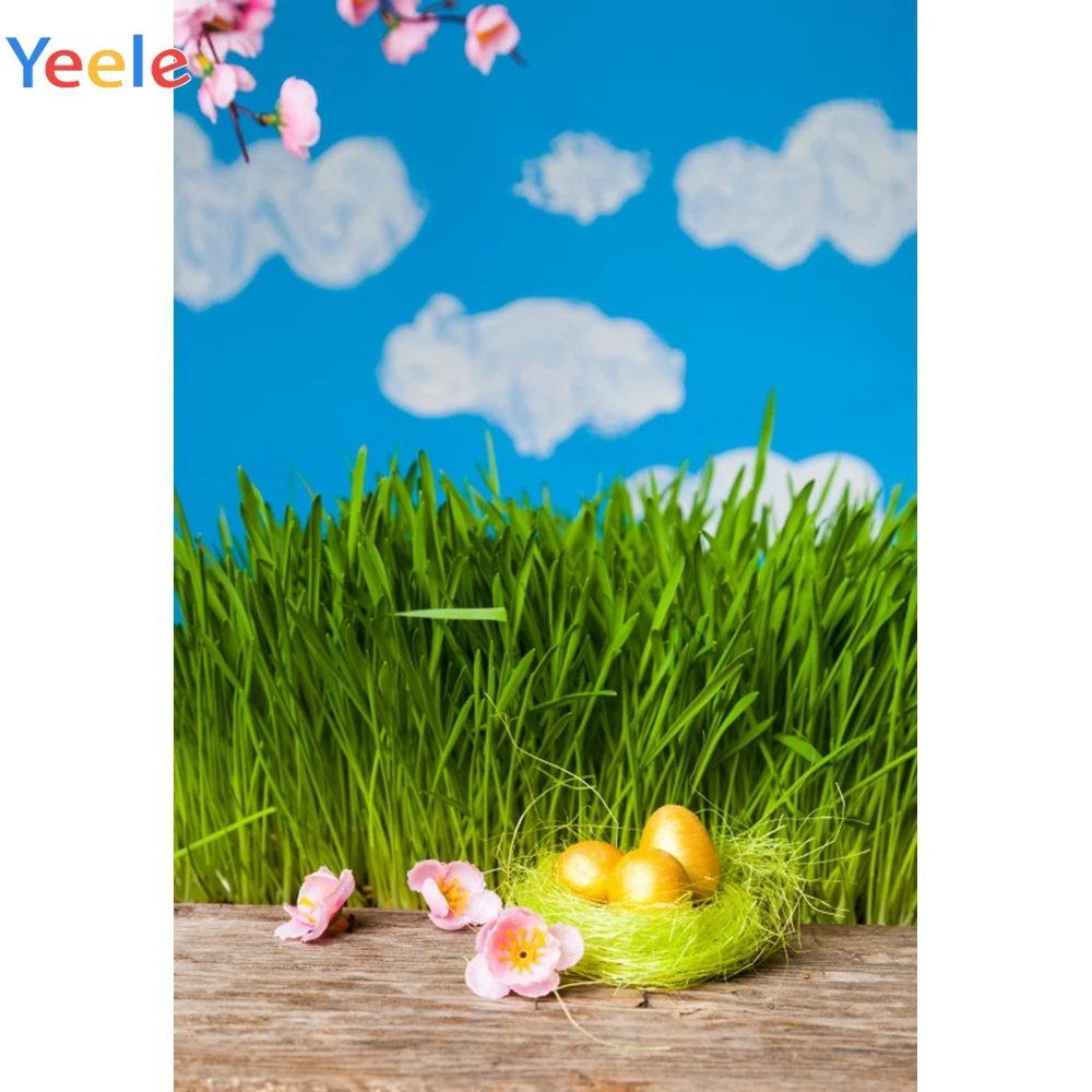 Yeele Happy Easter Rabbit Green Plant Egg Wood Plank Background Backdrop Photophone Baby Photo Studio for Decor Customized Size
Yeele Happy Easter Rabbit Green Plant Egg Wood Plank Background Backdrop Photophone Baby Photo Studio for Decor Customized Size