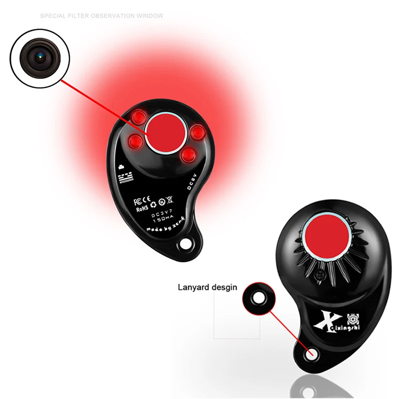 Portable Scaner Anti-Spy Hidden Camera Laser Detector Spy Camera Finder
Portable Scaner Anti-Spy Hidden Camera Laser Detector Spy Camera Finder