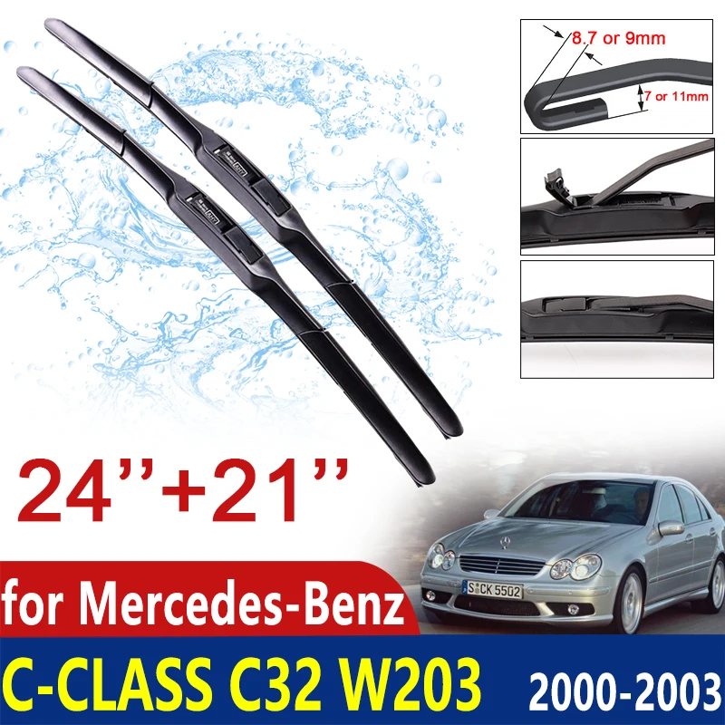 for Mercedes-Benz C-Class C32 W203 2000~2003 2001 2002 Front Window Windscreen Windshield Wipers Car Wiper Blade Car Accessories
for Mercedes-Benz C-Class C32 W203 2000~2003 2001 2002 Front Window Windscreen Windshield Wipers Car Wiper Blade Car Accessories
