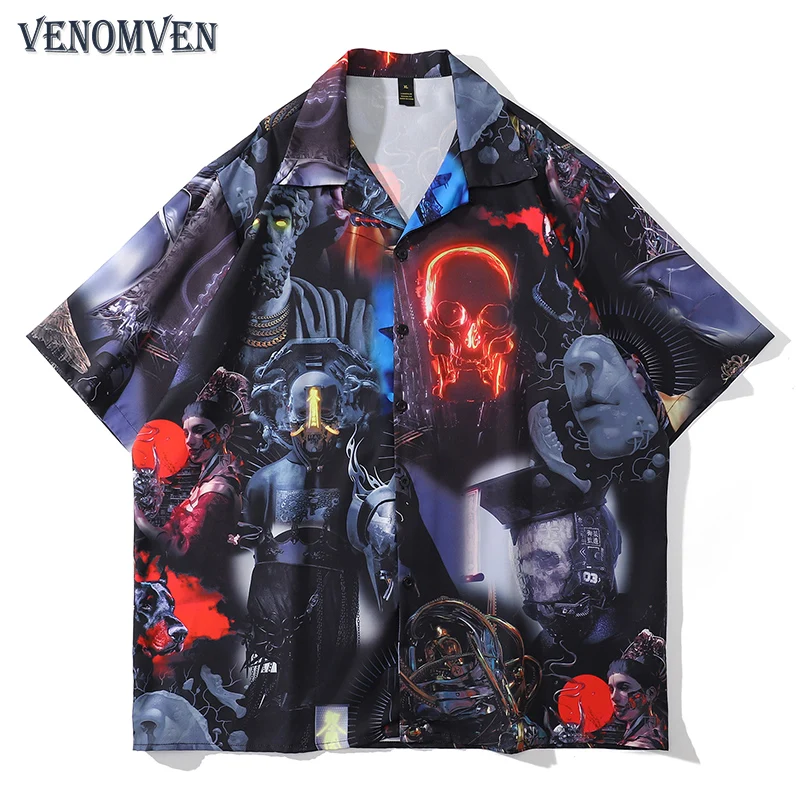 Warrior skull beach Hawaiian shirt men camisa masculina holiday vacation Y2K streetwear Vintage fashion casual women's top
Warrior skull beach Hawaiian shirt men camisa masculina holiday vacation Y2K streetwear Vintage fashion casual women's top