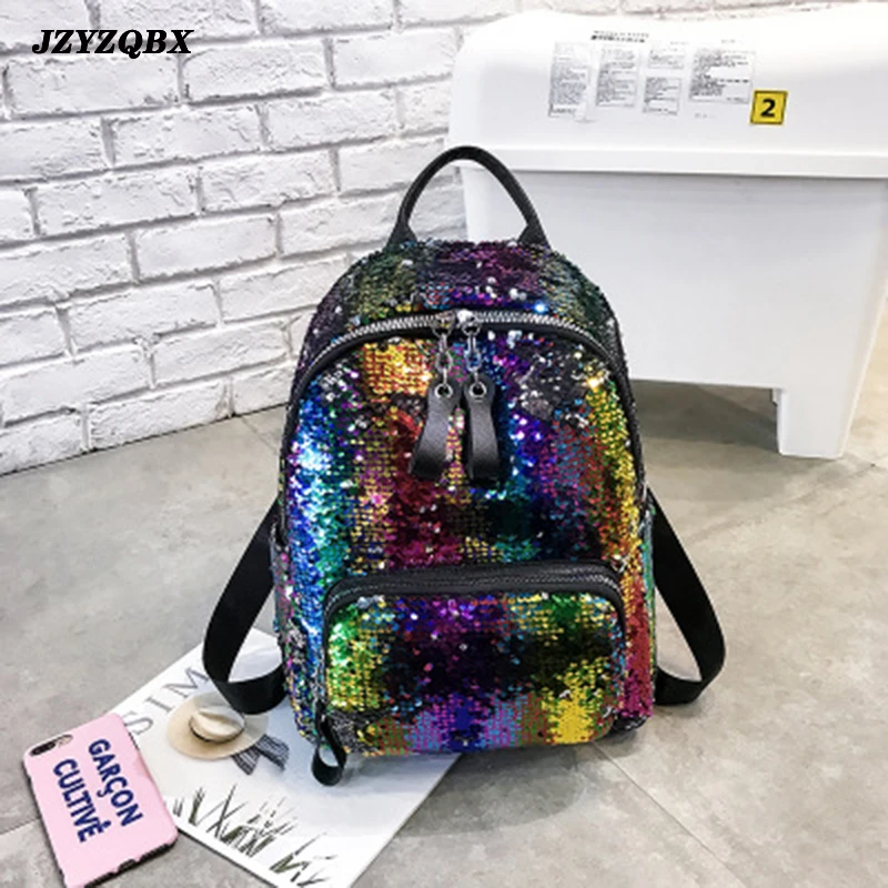 JZYZQBX Women's Backpack 2020 Sequin Laser Bead High Capacity Fashion Women's Multicolor School Bag Casual Wild Travel backpack
JZYZQBX Women's Backpack 2020 Sequin Laser Bead High Capacity Fashion Women's Multicolor School Bag Casual Wild Travel backpack