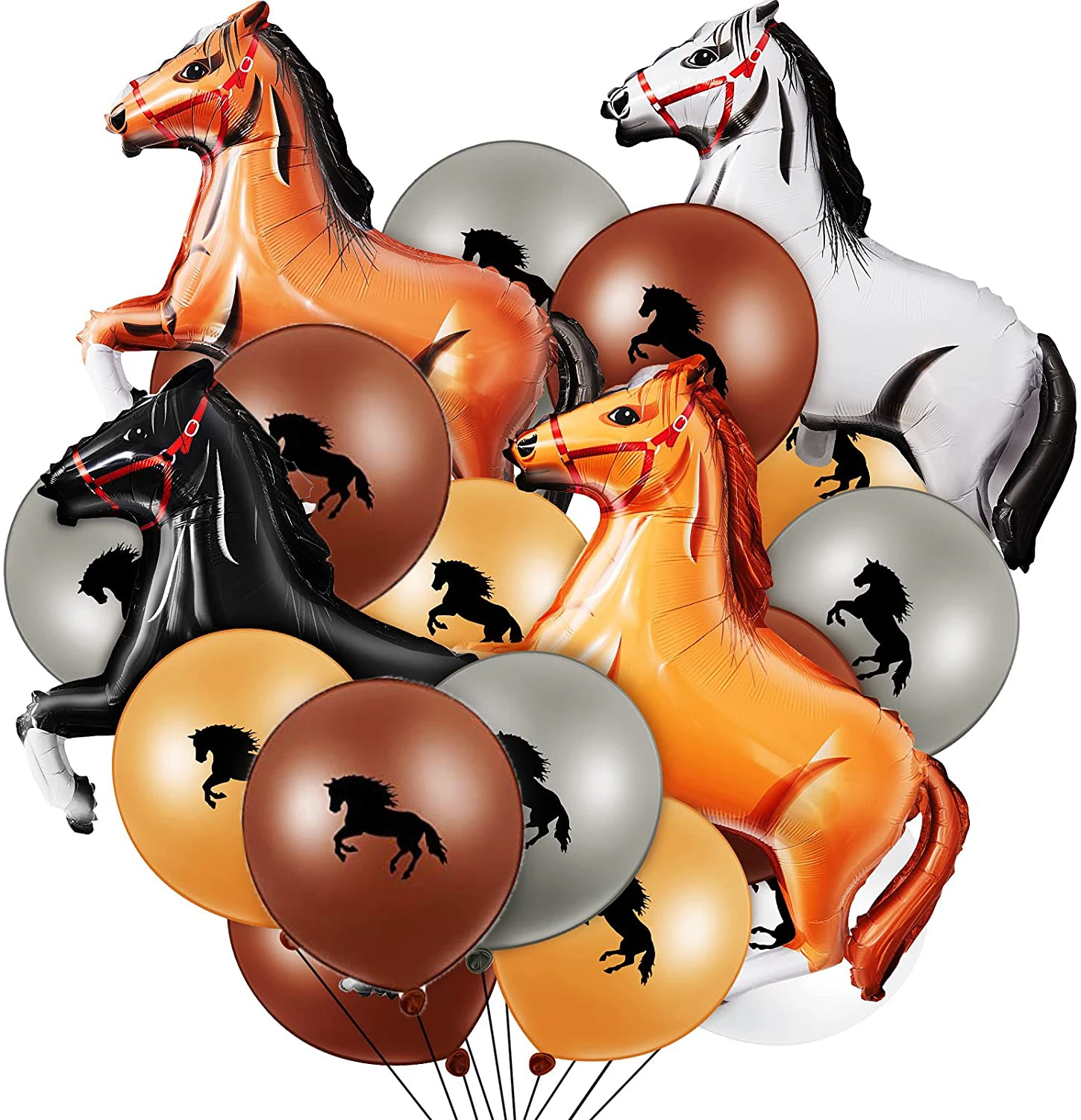 Horse Balloons Set Latex Balloons Foil Balloons for Birthday Party Supplies Kentucky Derby Horse Racing Home Decorations
Horse Balloons Set Latex Balloons Foil Balloons for Birthday Party Supplies Kentucky Derby Horse Racing Home Decorations