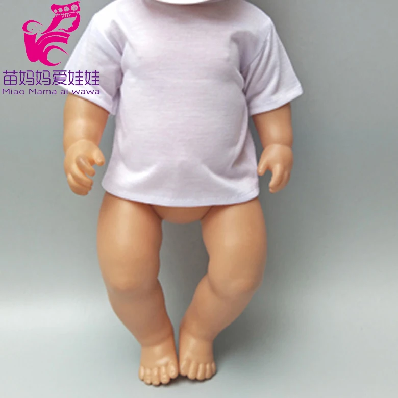 Baby Doll White Basic Shirt for 18 Inch Girl Dolls Children Girls Doll Wearing Play Toys Accessory 
Baby Doll White Basic Shirt for 18 Inch Girl Dolls Children Girls Doll Wearing Play Toys Accessory